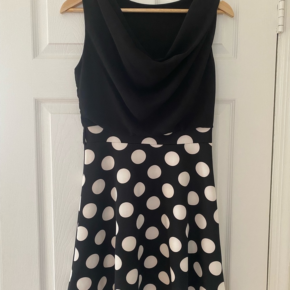 Polka Dots 60s Dress - Made in Italy- Size Medium